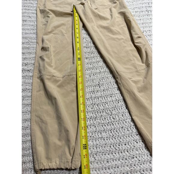 Apana Performance Joggers Athletic Pull On Womens Size Small Khaki Elastic Waist - Picture 3 of 9
